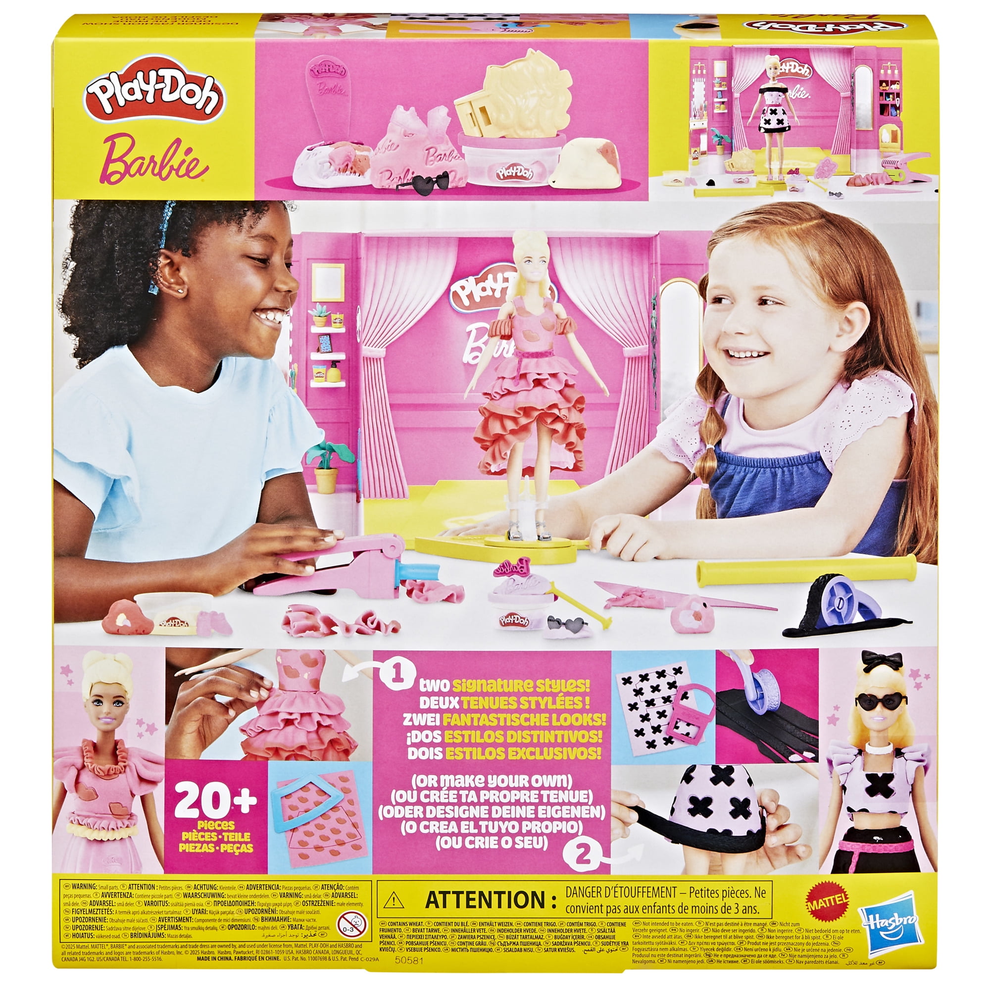 Play-Doh Barbie Designer Fashion Show Playset, Ages 5 years and up