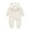 White, variant on Baby Bodysuit Clearance Baby Boy Rompers 3-6 Months Baby Onesie Newborn Girl Newborn Jumpsuit with Hat