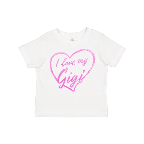 Inktastic I Love My Gigi in Pink Chalk Heart Boys or Girls Toddler T-Shirt