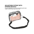 thumbnail image 6 of BadPiggies Clear Fanny Pack for Women Men, Stadium Approved Waist Pack with Adjustable Strap for Travel Concerts Sporting Event, 6 of 7