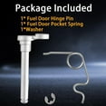 thumbnail image 6 of Permanent Repair Kit Fuel Tank Repair Kit (Fuel Door Hinge Pin with Gas Door Spring) Fit for 2007-2021 Tundra Replace#: 77368-0C010, 6 of 9