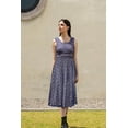 thumbnail image 4 of Vestido de encaje línea A André Badi azul marino 24, 4 of 5