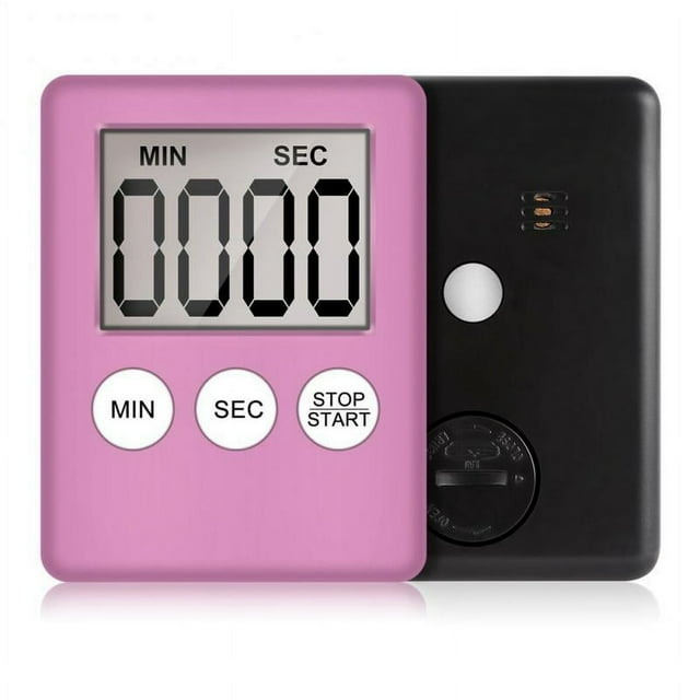 LCD Digital Kitchen Timer for Cooking Study Stopwatch Alarm Clock Electronic Magnetic Cooking Countdown Timer Temporizador