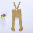 thumbnail image 6 of Arvbitana Newborn Baby Suspender Overall Pantyhose High Waist Knit Tights, 6 of 9