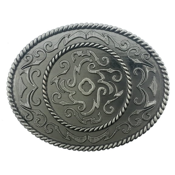 Design Cowgirl Belt Buckle Silver Metal Costume New Style Texana Rodeo