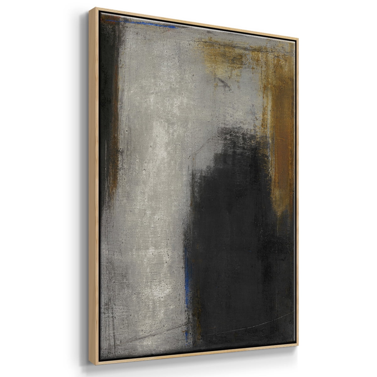 On My Way to Lately Framed Premium Gallery Wrapped Canvas - Ready to Hang - 17 x 25 - Natural Wood Floating Frame