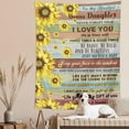 thumbnail image 6 of Bonus Daughter Gifts Blankets, Step Daughter Gifts from Bonus Mom Dad, Stepdaughter Gifts Mothers Day, Graduation Gifts for Her, to My Bonus Daughter Gifts Idea Christmas 50"x60", 6 of 6