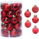 thumbnail image 1 of Paquete de 34 bolas navideñas Foohvr plástico irrompibles 40 mm, 1 of 5
