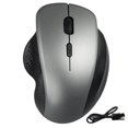 thumbnail image 1 of Ratón inalámbrico Bluetooth para ordenador portátil, modo dual, ergonómico, recargable, color gris, 1 of 8