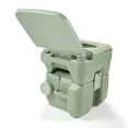 thumbnail image 3 of 5 Gallon Portable Toilet Flush Potty for Travel, Camping, and Outdoor Use Portable Toilet for Camping and Traveling-Green, 3 of 7