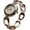 Rose-Gold, variant on Collection Womens Fashion Analog Japanese Quartz 30mm Round Face on Bangle Cuff Wrist Watch