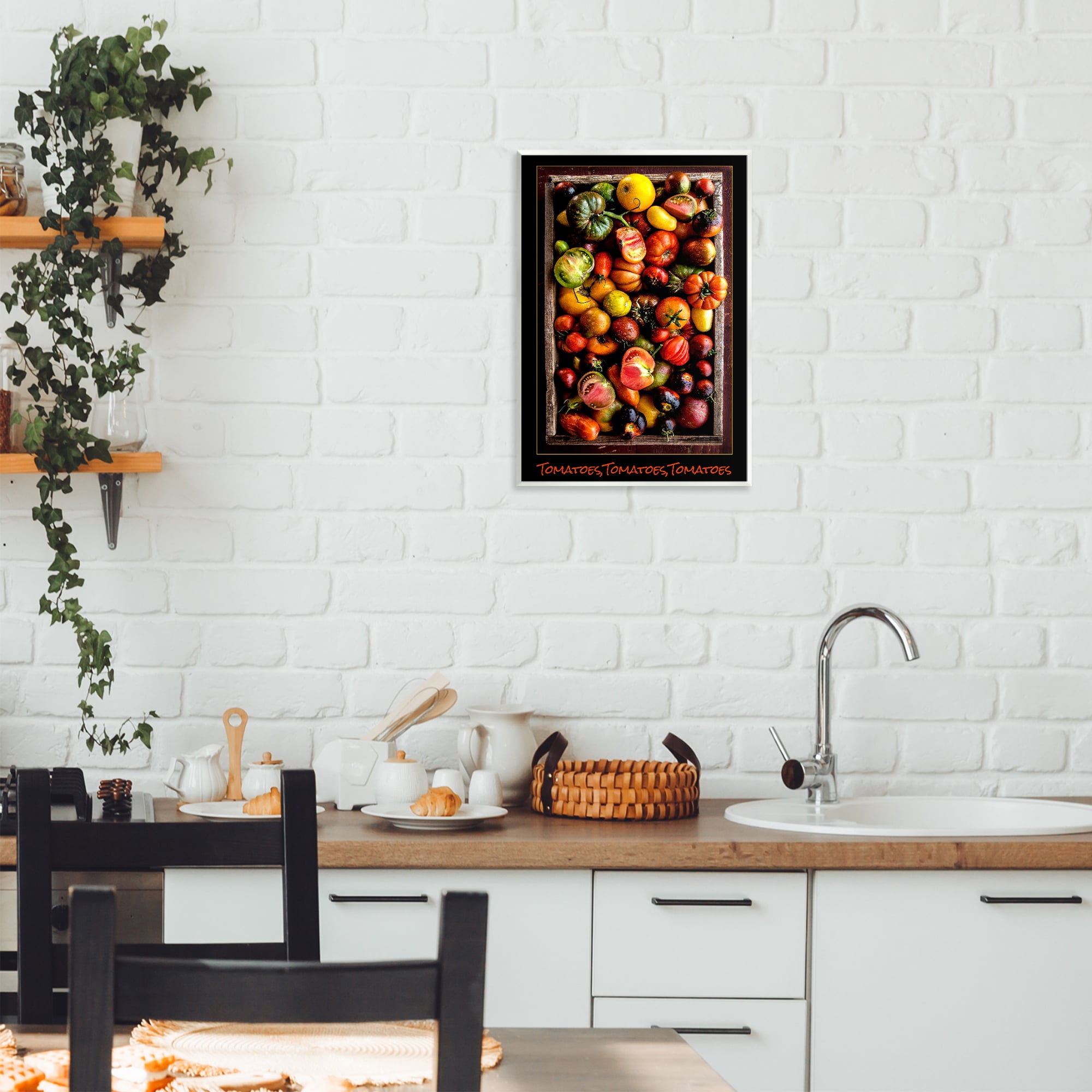 Stupell Industries Ripe & Bountiful Tomato Harvest Wall Plaque Art, design by Carl Kravats