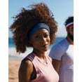 thumbnail image 6 of Suddora Adult Solid Color Sweatband Headband, Navy, 6 of 7
