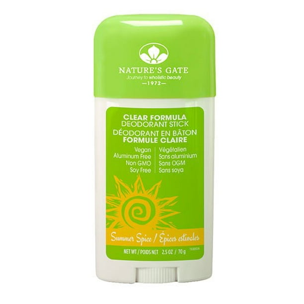 Nature's Gate Vegan AluminumFree Deodorant, Summer Spice, 2.5 Oz
