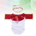 thumbnail image 3 of Halloween Funny Pet Costume Godfather Cosplay Clothes for Puppy Dog Size, 3 of 4