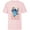 Soft Pink, variant on Disney Lilo and Stitch Experiment 626 - Short Sleeve T-Shirt for Kids - Customized-White