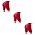 thumbnail image 4 of Minnieouse Gimnasio en casa Mujeres Poliéster Yoga Shorts Niñas Jogging Ciclismo Entrenamiento Cintura alta Deportes Pantalones cortos Type1 NO1, 4 of 6
