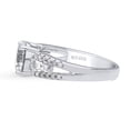 thumbnail image 3 of BERRICLE Sterling Silver Solitaire Round Cut Cubic Zirconia CZ Fashion Ring for Women, Rhodium Plated 2 Carat Size 5, 3 of 9