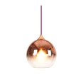 thumbnail image 1 of Lámpara colgante de cristal con degradado de color esférico, moderna lámpara colgante de cristal (oro rosa, 20 cm), 1 of 4