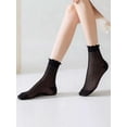 thumbnail image 2 of Deago 12 Pairs Women's Sheer Ruffle Socks Nude Stocking Summer Ultra Thin Cool See Through Silk Ankle Socks for Women, 2 of 8