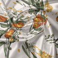 thumbnail image 7 of Ambesonne Hawaii Valance & Curtain, Vintage California Poppy, 55"x24", Burnt Orange Champagne, 7 of 7