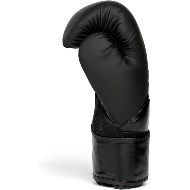 Everlast Elite 2 Boxing Gloves, Black/Gold 8 oz. 