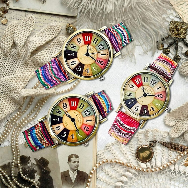 [LLOYD] 韓国ブランド☆flower rain round leather watch org.jpg