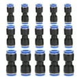 thumbnail image 3 of Straight Pneumatic Connector Connectors, Plastic Quick Release Connectors Push To Connect Fittings Pneumatic Fittings Kit Air Line Fitting, Push Connectors, For 1/4 5/16 3/8 Tube, 3 of 8