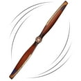 thumbnail image 5 of Sporty's Aviation Gifts Classic Wooden Propeller with Brass Edging, 6-Feet Long, Blue Tips, 5 of 7