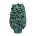 thumbnail image 2 of Accent Flower Vase, 3D Coral Textured Teal Green Ceramic 16 Inch, 2 of 6
