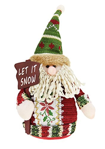 BXT Christmas Decorations Santa Claus/Snowman/Elk Figure ...