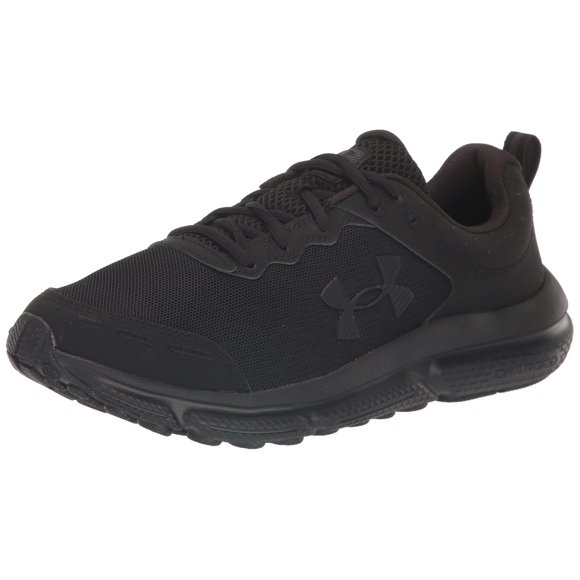 Under Armour Women's Charged Assert 10 Running Shoe, (002) Black/Black/Black, 7.5