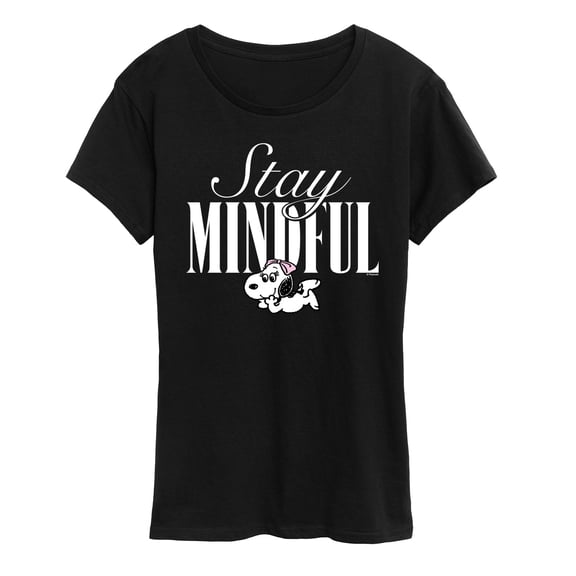Peanuts - Stay Mindful Belle Women's Short Sleeve Graphic T-Shirt