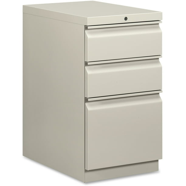 HON 3 Drawers Vertical Lockable Filing Gray