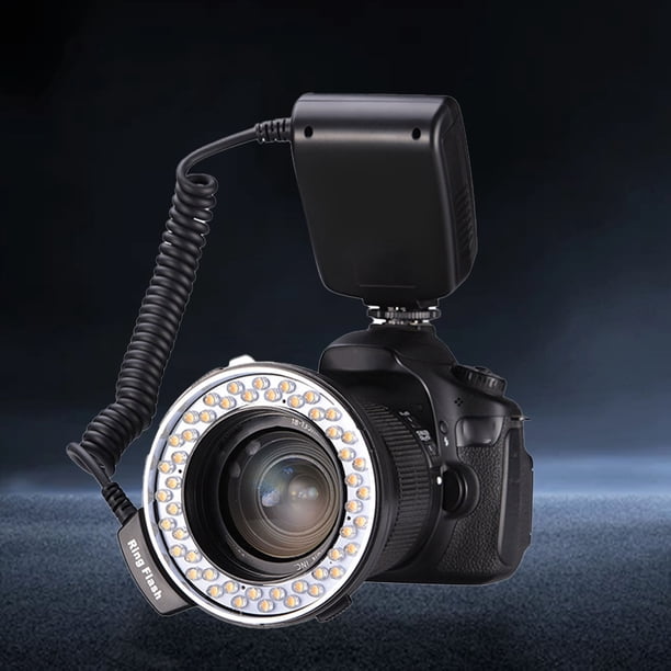 48 Luz de Anillo de LED de Macro, Pantalla LCD Nivel de Brillo