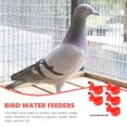 thumbnail image 5 of LULULION 1Set Red Plastic Multi Function Chicken Waterer Easy Operation and Durable Chicken Accessory, 5 of 8