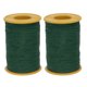 thumbnail image 1 of Uxcell 2 piezas de hilo elástico para coser 547 yardas grosor 0.5mm hilo de látex para coser a mano, recogiendo, verde oscuro, 1 of 6
