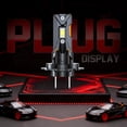 thumbnail image 2 of CHUSYYRAY H7 Headlight Kit White LED 6500K Automotive Bulb Fits Universal 2 Pack, 2 of 13