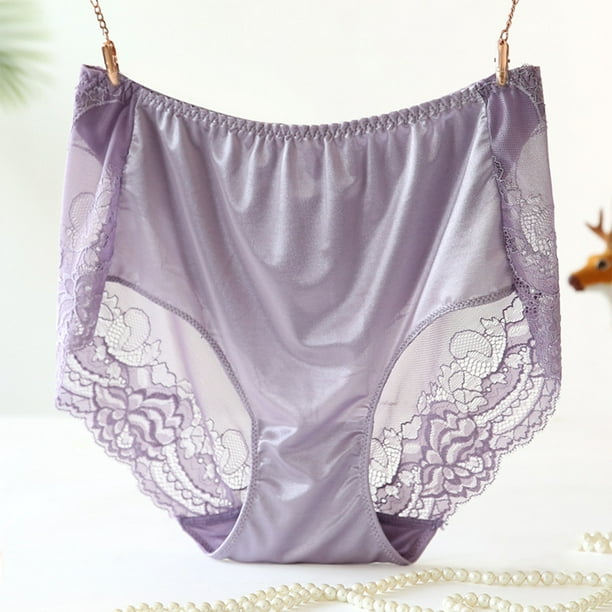 Women Underwear Breathable Stretchy Lace Underwear Cotton Panties