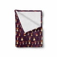 thumbnail image 2 of Mushroom Soft Flannel Fleece Throw Blanket, Abstract Design of Chanterelle Amanita Muscaria Porcini Greasers and Champignon, Cozy Plush for Indoor and Outdoor Use, 60" x 80", Multicolor, by Ambesonne, 2 of 6