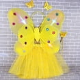 thumbnail image 3 of XIYON Cute Clothes For Girls Glowing Fairy For Girls With Light Up Wand And Floral 4 Piece Dress Up Play One Size, 3 of 3