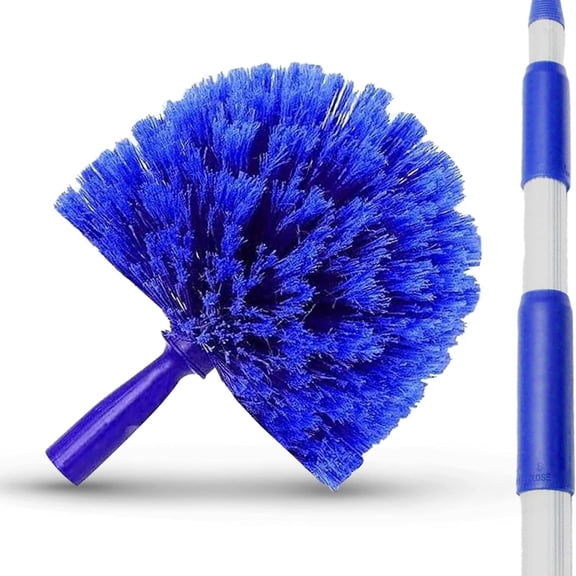 Duster Extendable 18 Foot High Reach Ceiling Fan Duster | 3-Stage Aluminum Telescoping Pole