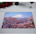thumbnail image 2 of PKQWTM Cherry Blossom Japanese Sakura Kitchen Dining Table Mats Placemats Size 12x18 Inches, Set of 2 Pieces, 2 of 2