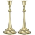 thumbnail image 1 of Horn-Shaped Candlestick, 2Pcs Candle Holders, Practical Innovative Candlestick, For Home Dinning Gold,Silver,Black,Bronze, 1 of 8