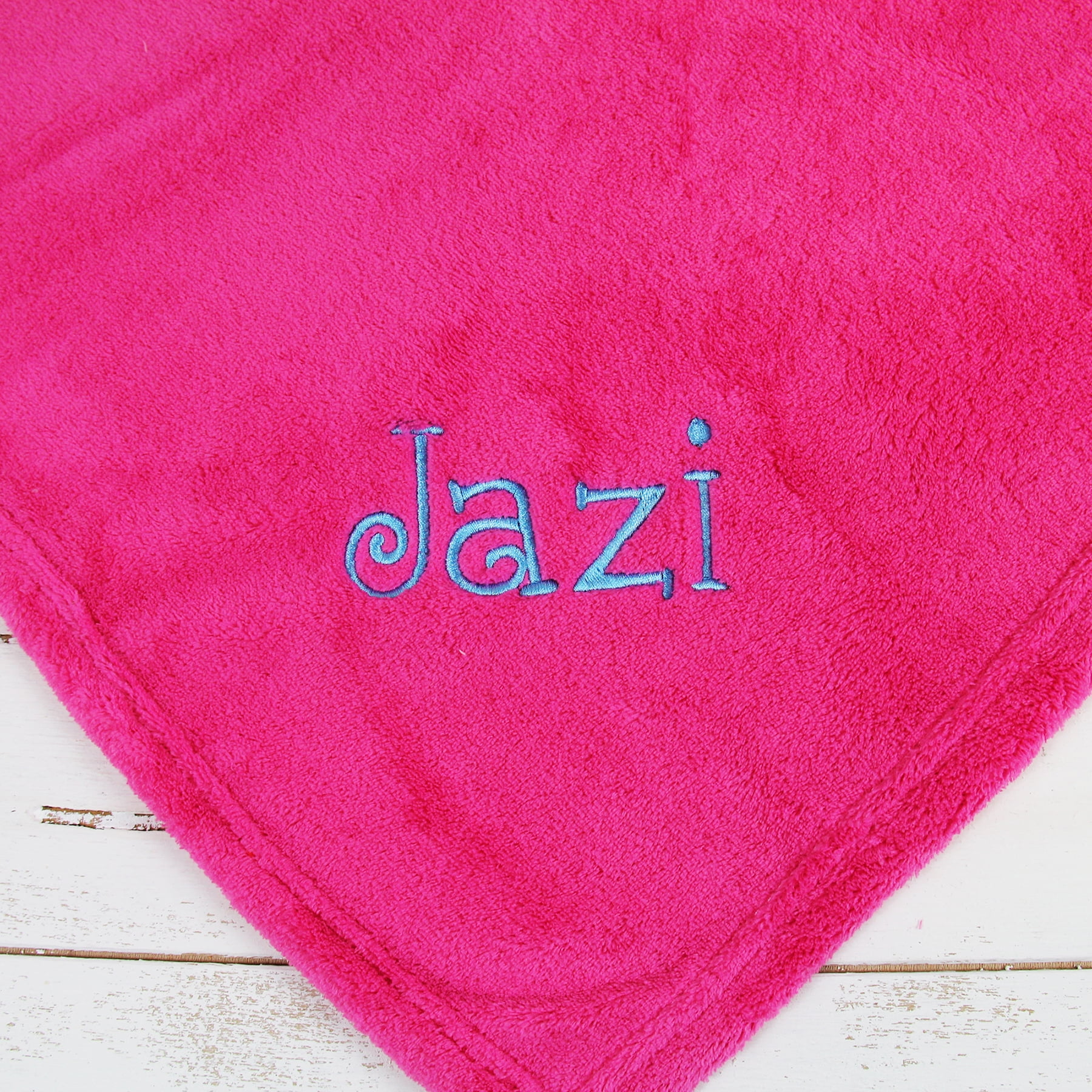 Threadart Super Soft Ultra Plush Fleece Throw Blankets 50"x60" | Fuzzy Soft Cozy Microfiber | Hot Pink | 11 Colors available