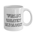 thumbnail image 2 of Mixologist Gifts For Friends, World's Greatest Mixologist, Inappropriate Mixologist 11oz Mug, Cup From Friends, 2 of 2