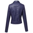 thumbnail image 2 of FashionOutfit Women's Classic Belted Biker Jacket, 2 of 4