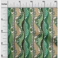 thumbnail image 2 of oneOone Viscose Jersey Green Fabric Floral Sewing Craft Projects Fabric Prints By Yard 60 Inch Wide, 2 of 5