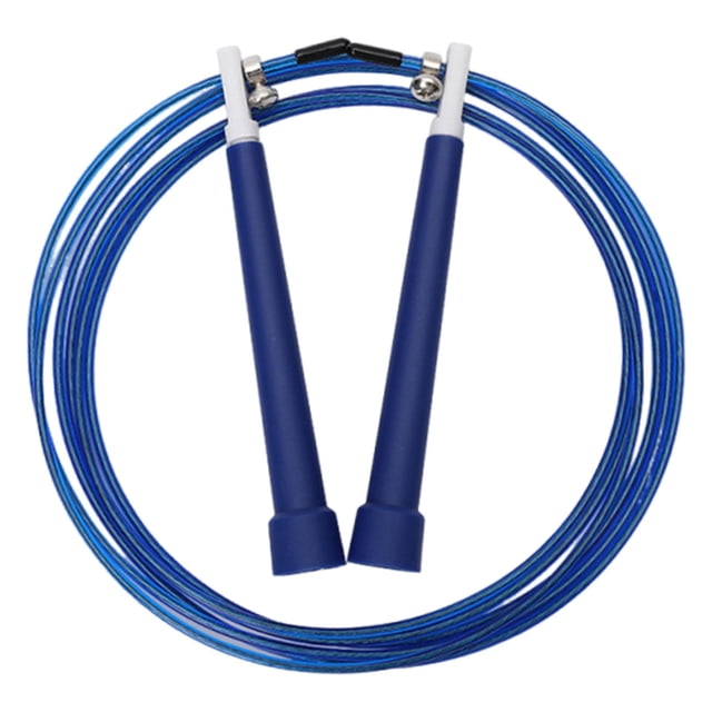 Cuerda de saltar de velocidad portátil con rodamiento de bolas giratorio de 360 degree para entrenamiento de boxeo y deportes Azul
