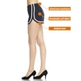 thumbnail image 2 of Women's Active Dolphin Hem Running Shorts Yoga Fitness Sport Elastic Waist Shorts, 2 of 6